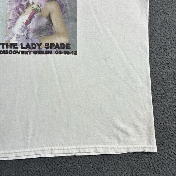 Vtg Y2K The Lady Spade Concert T-Shirt Size Large J-Pop Band Tee Music Japanese - Picture 5 of 15